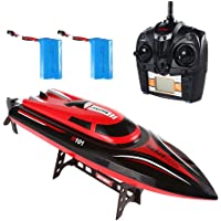SainSmart Jr.Barco RC 2 baterías- 30 km-h- teledirigido- de Alta Velocidad- 4 CH- 2-4 GHz- Gran Juguete de Control…